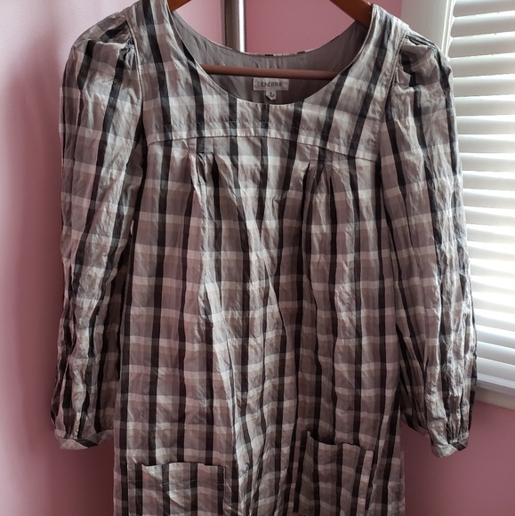 CHECK PATTERN DRESS - Picture 4 of 4